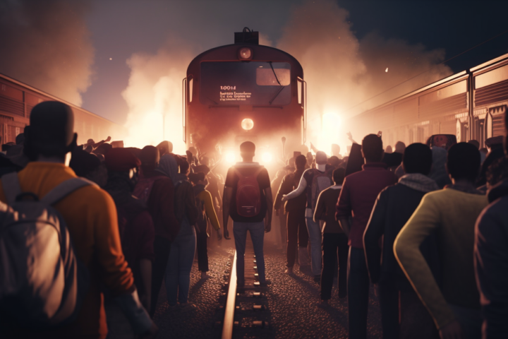 Transportation protest in Germany