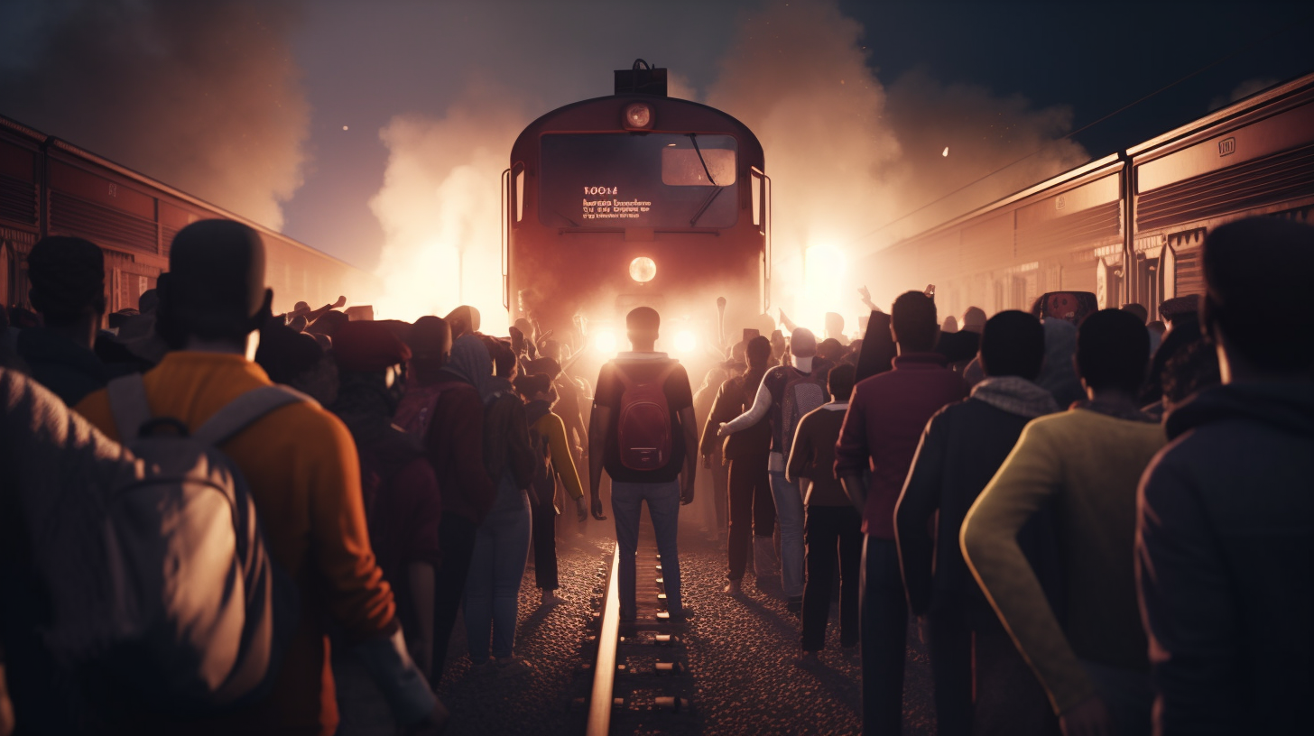 Transportation protest in Germany