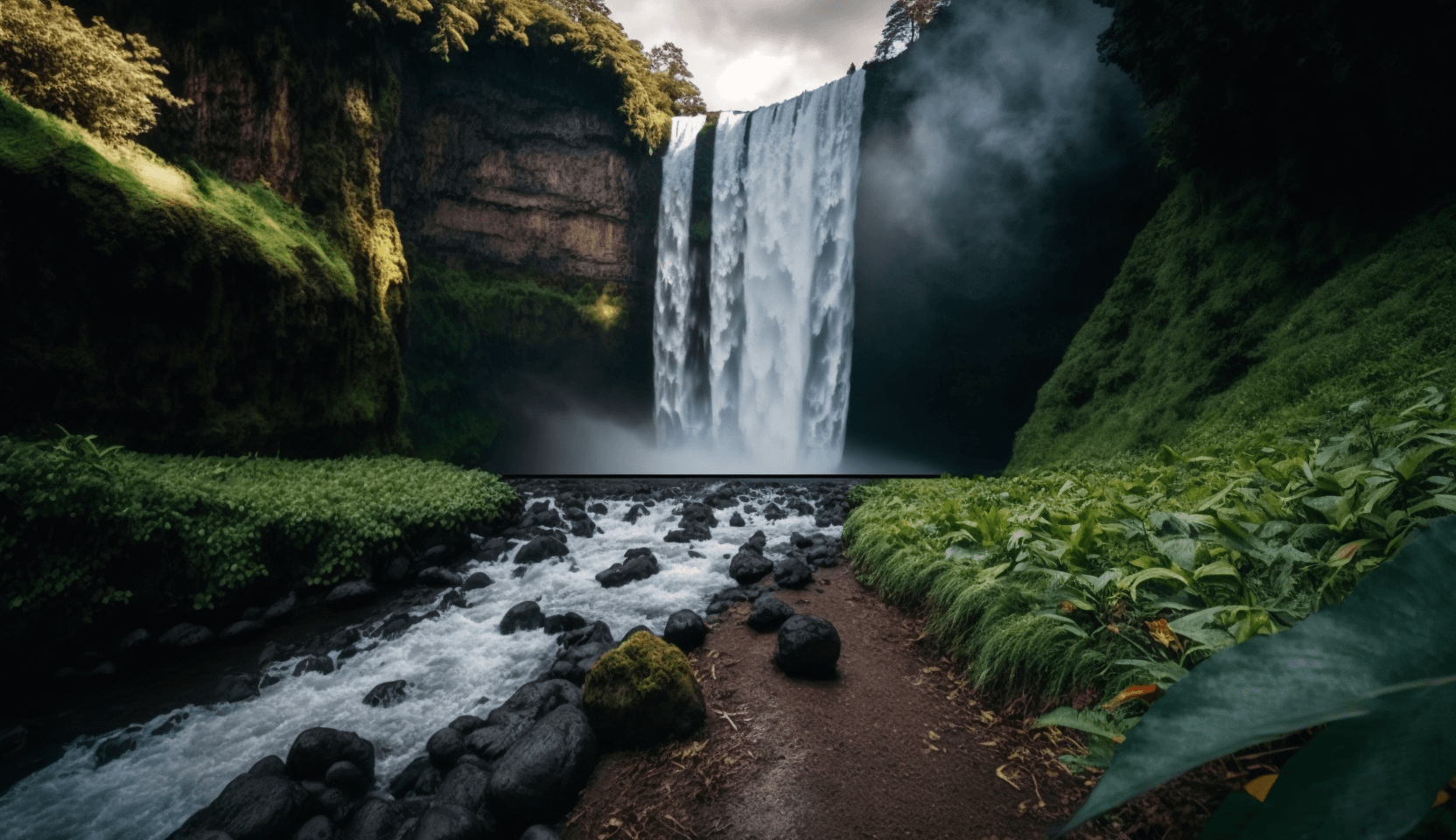 tourism sight in Hawaii, Waterfalls