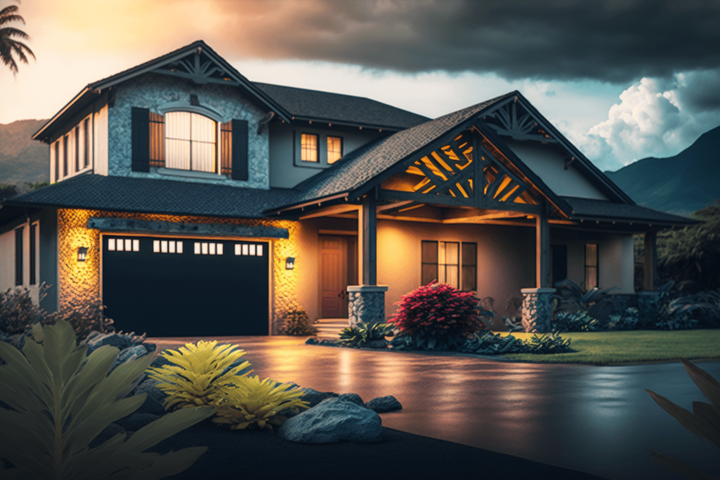 A photo of a beautiful home in Hawaii