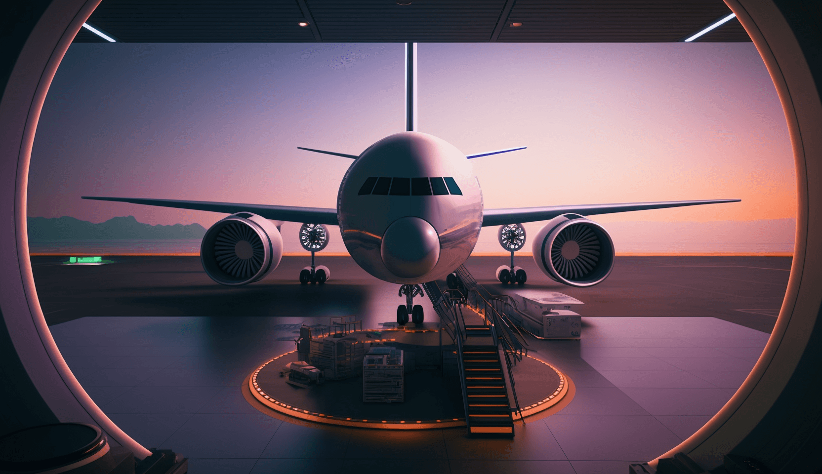 A photo of an airplane