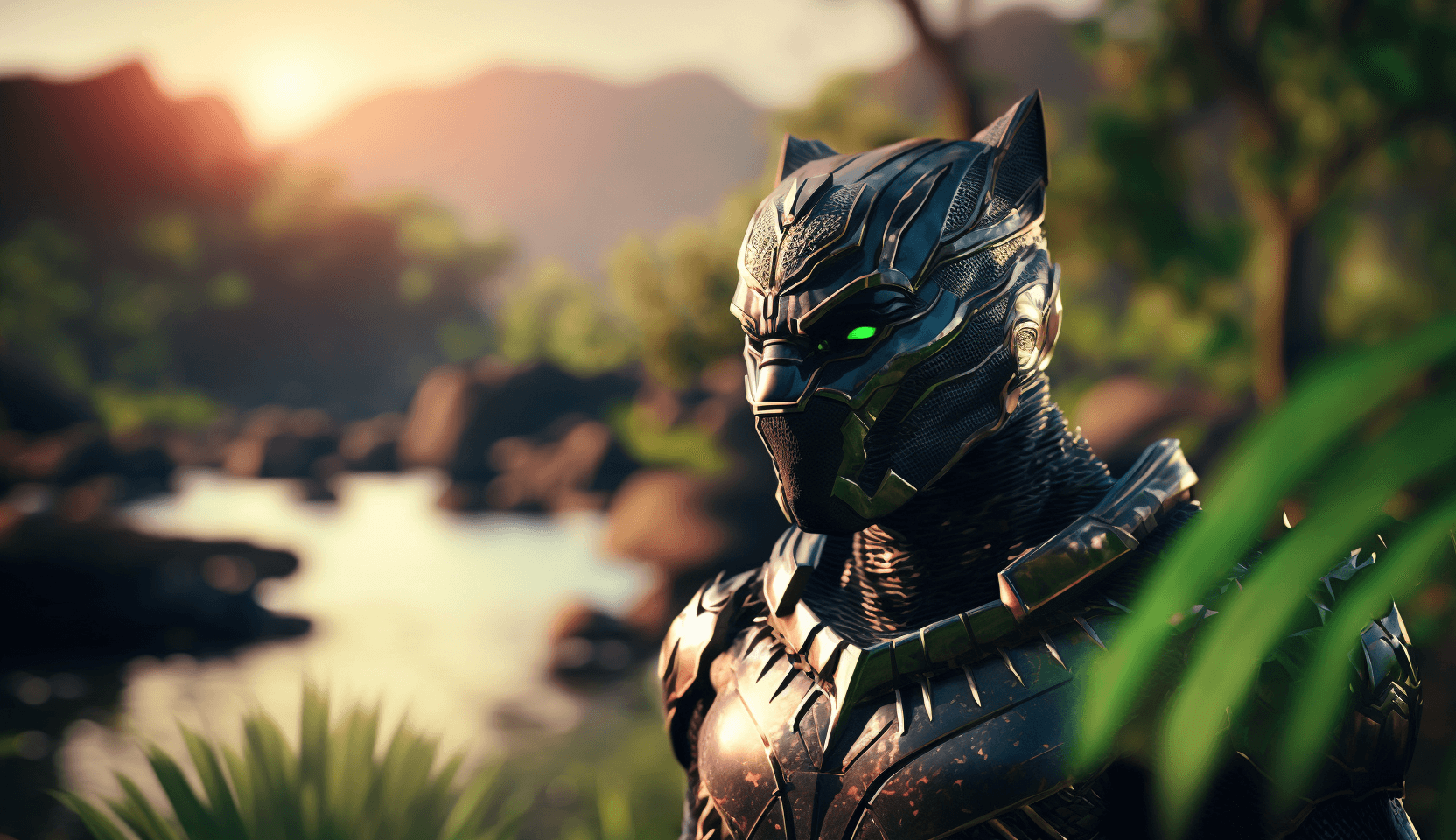 A photo of the black panther