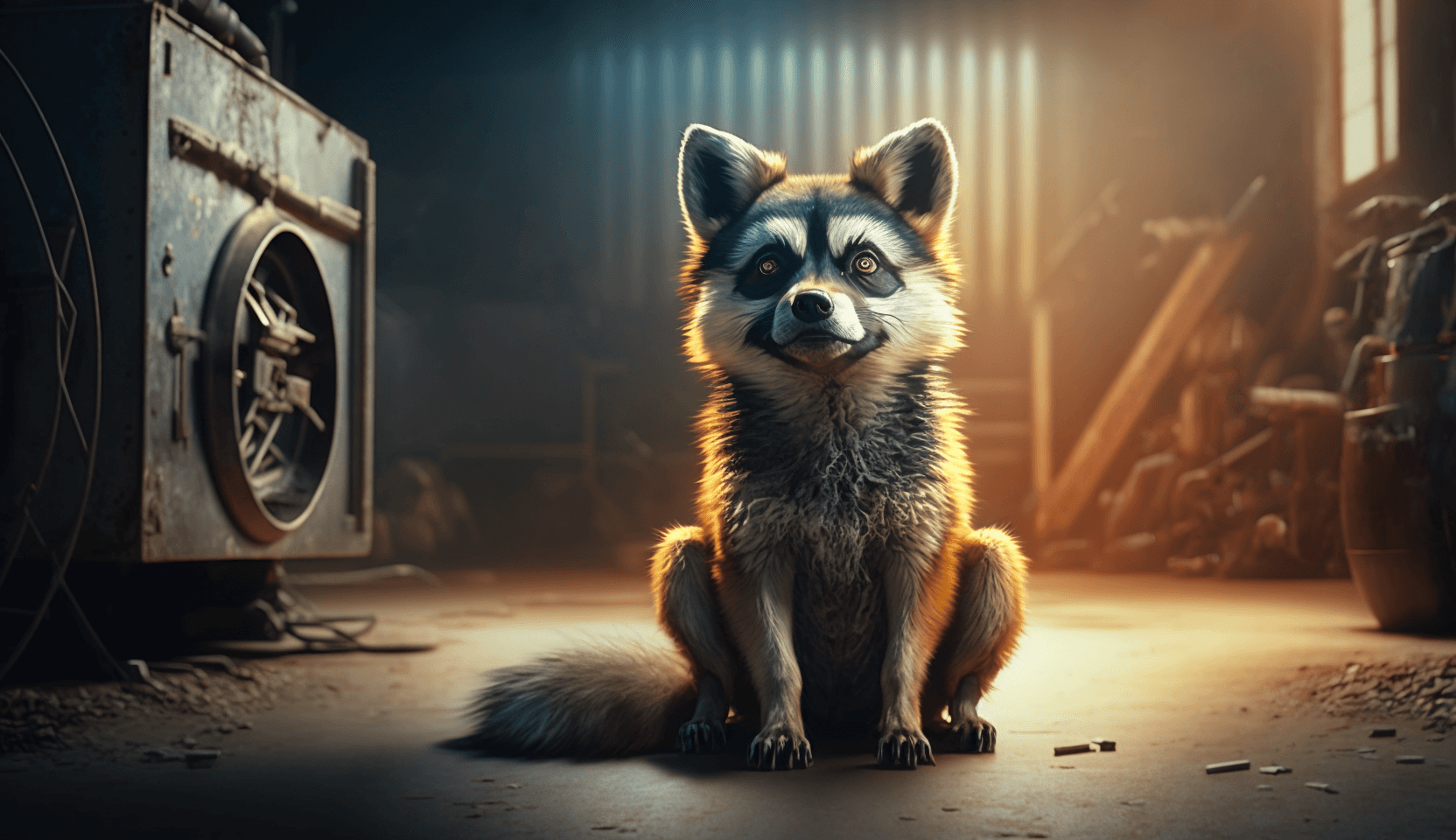 photo of a racoon dog