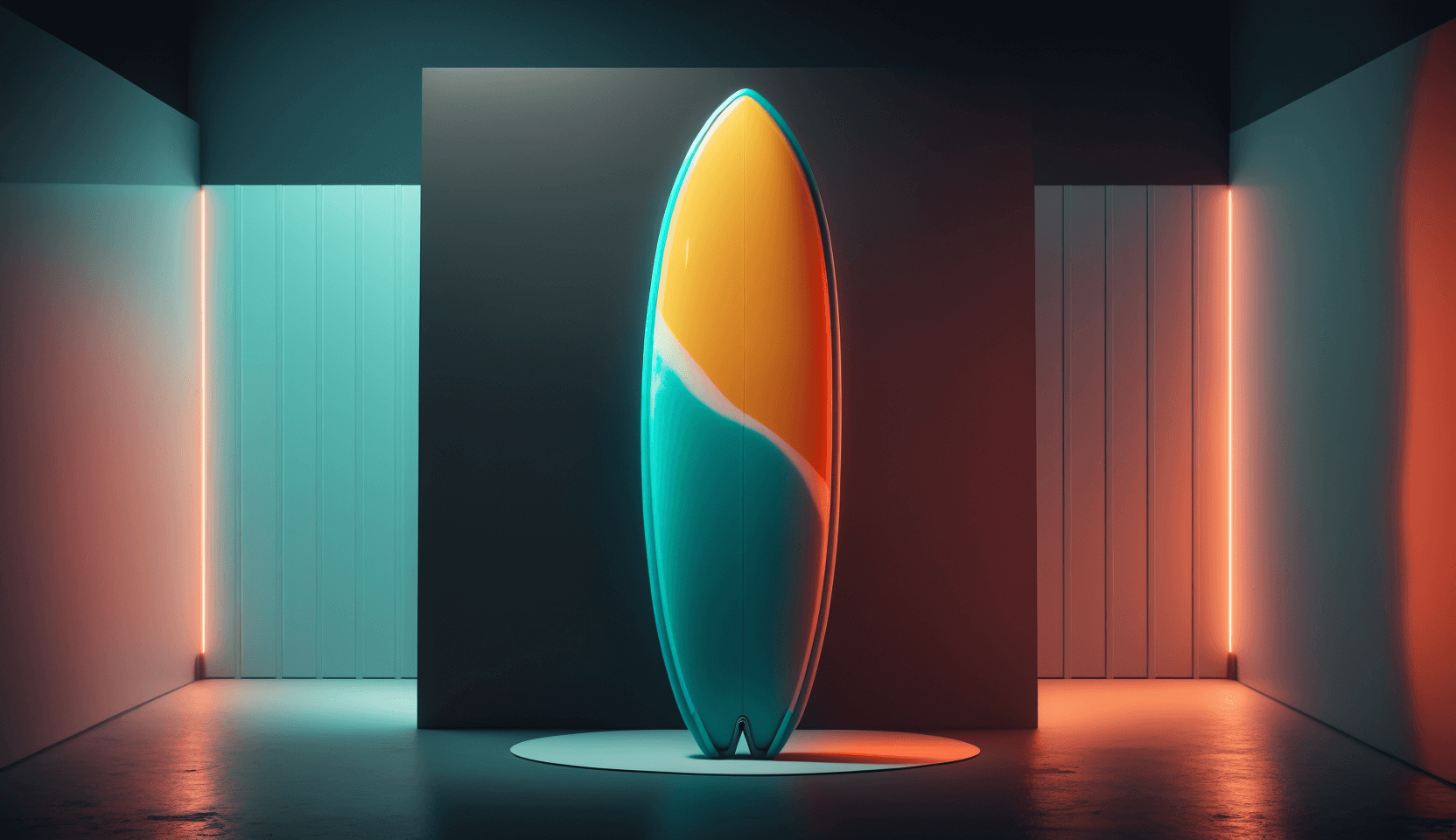 A really cool surf board