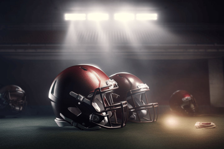 American football helmet