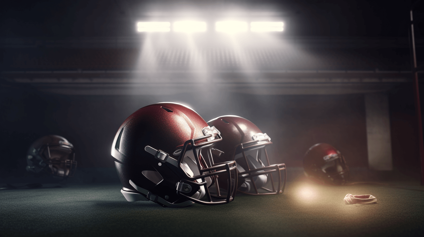 American football helmet