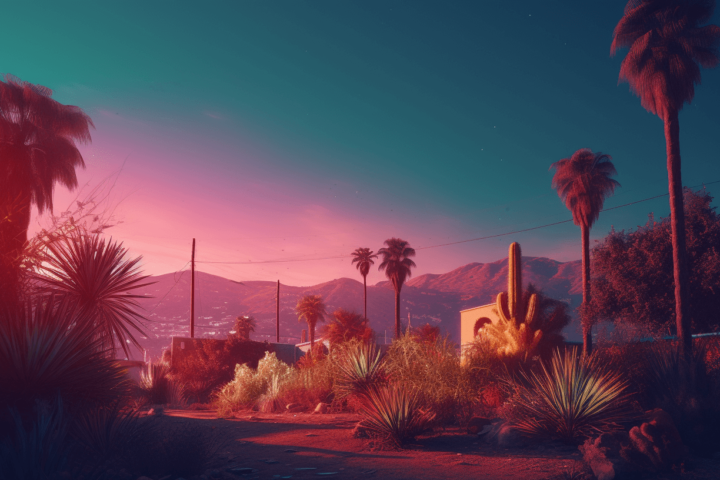 landscape in California