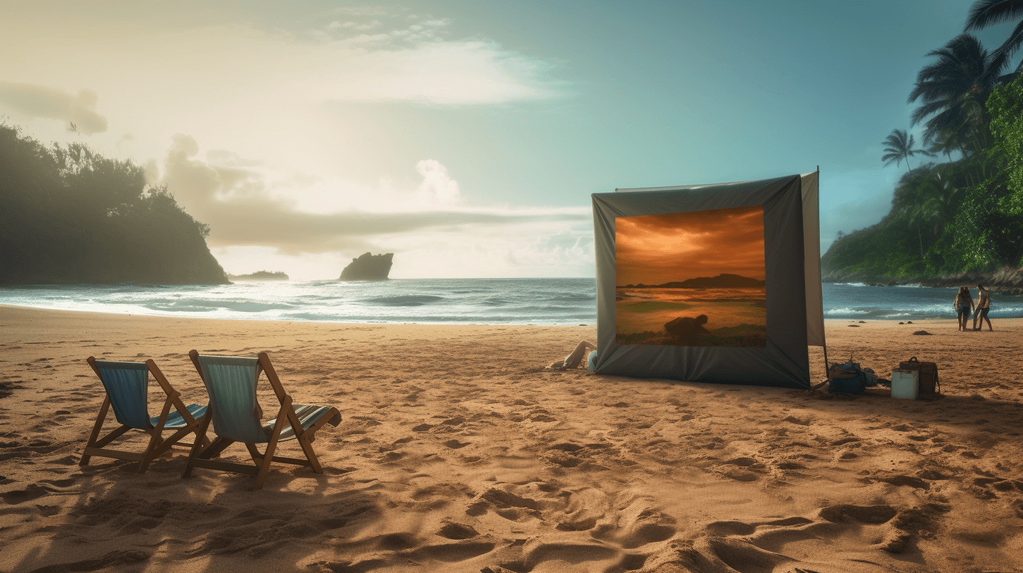 Movie screening in Hawaii