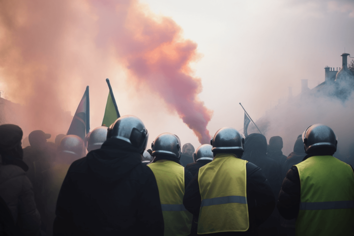 Protest in France