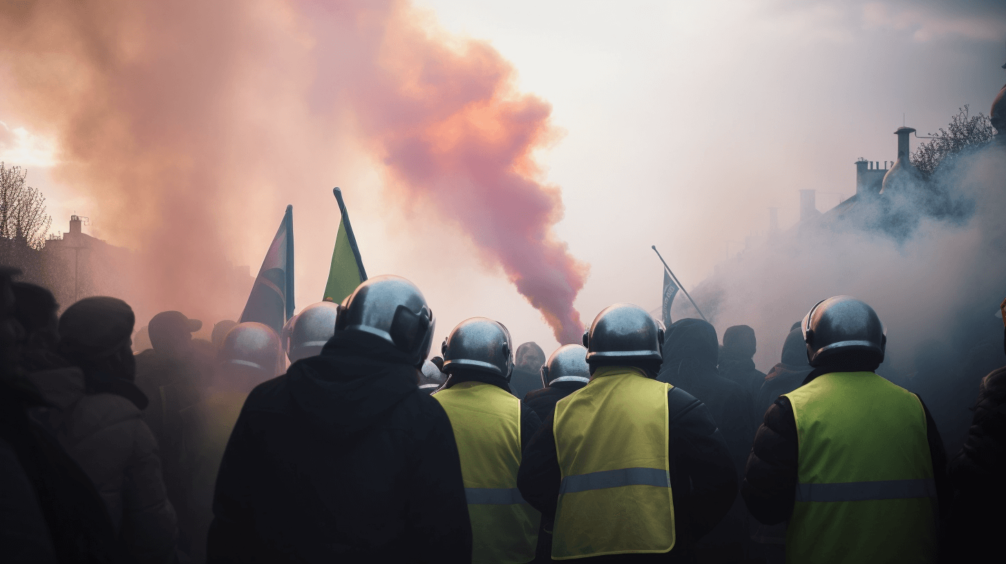 Protest in France