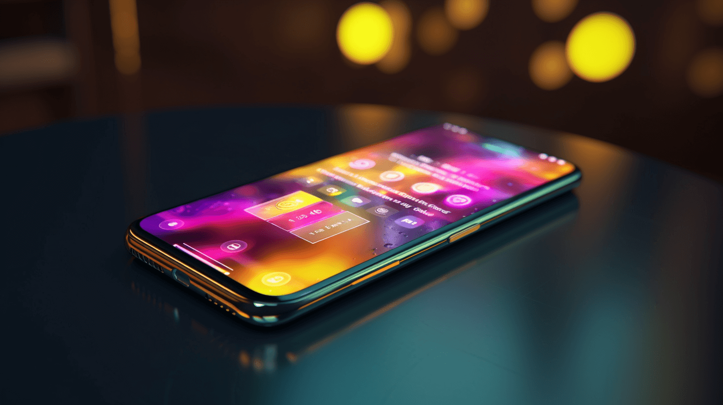 An iphone screen with social media apps