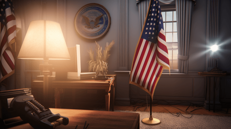 inside the USA white house in washington DC