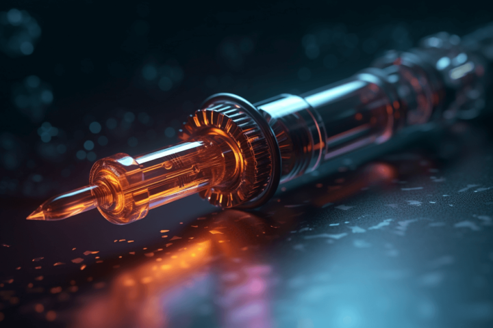 a syringe for a vaccine