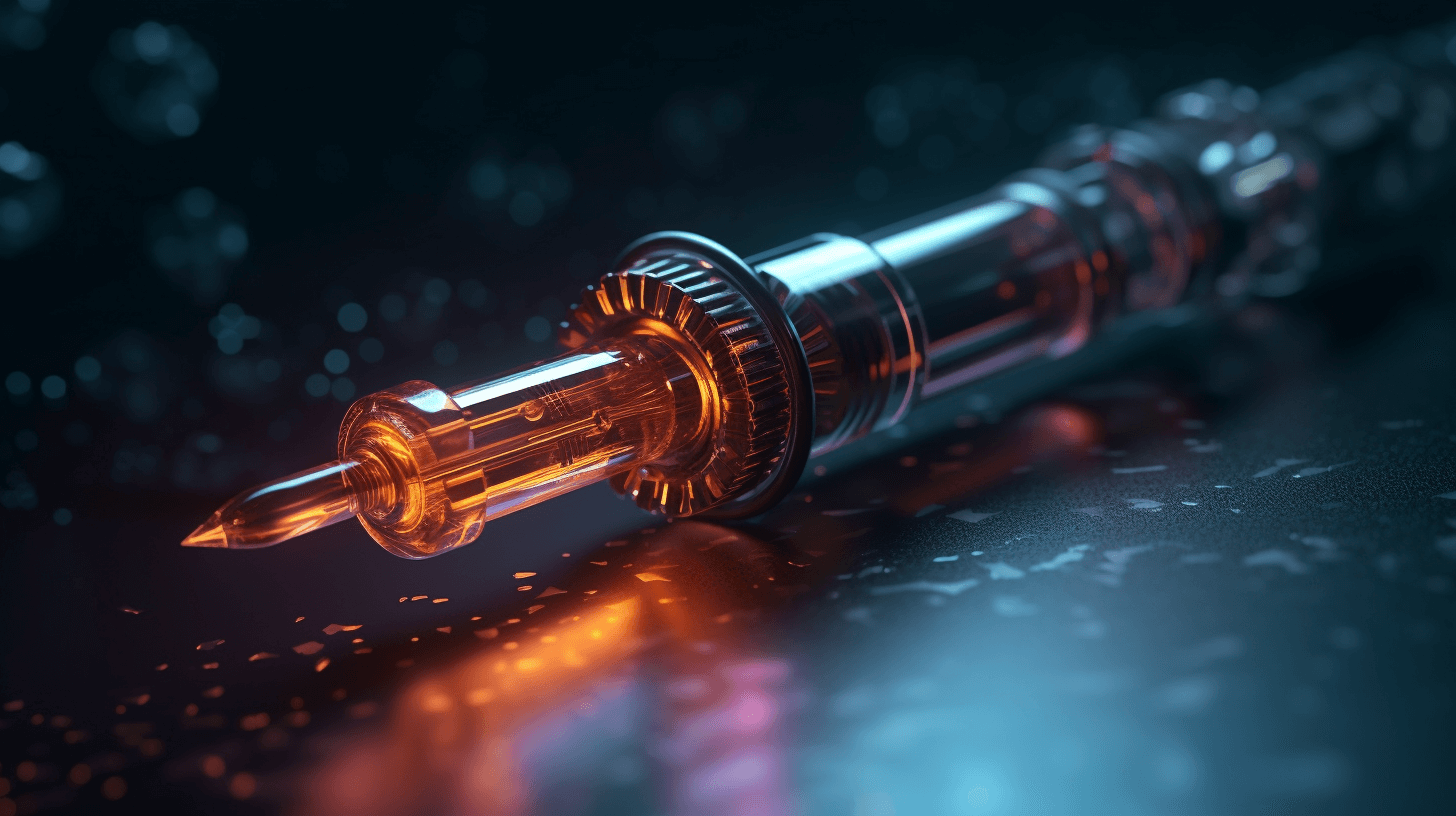 a syringe for a vaccine