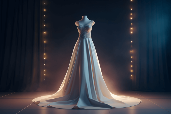 An American Bridal dress