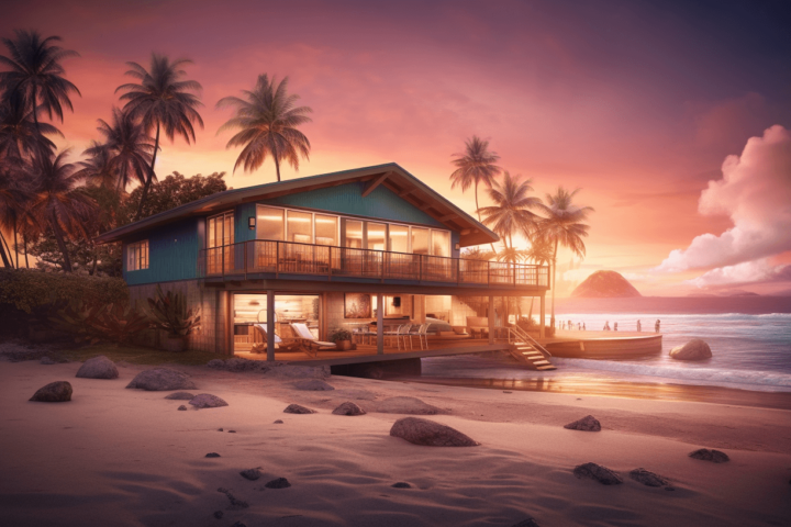 Hawaii beach house