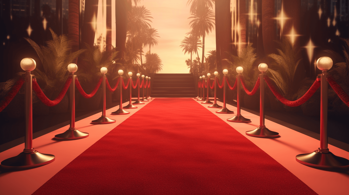 A Hollywood red-carpet
