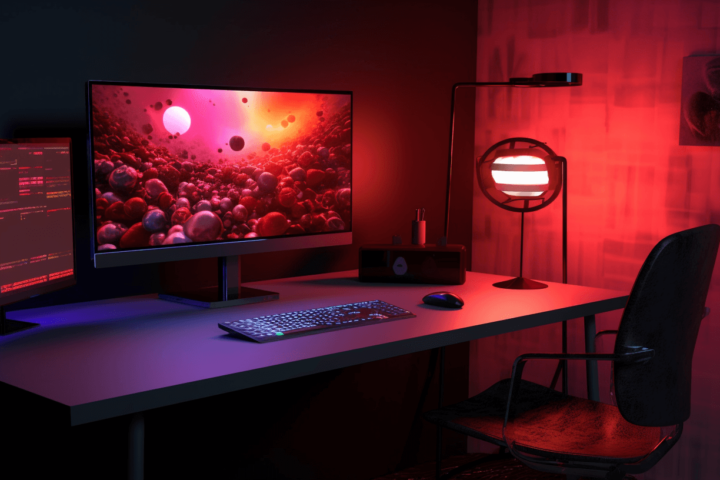 A display of a Netflix show in a tv