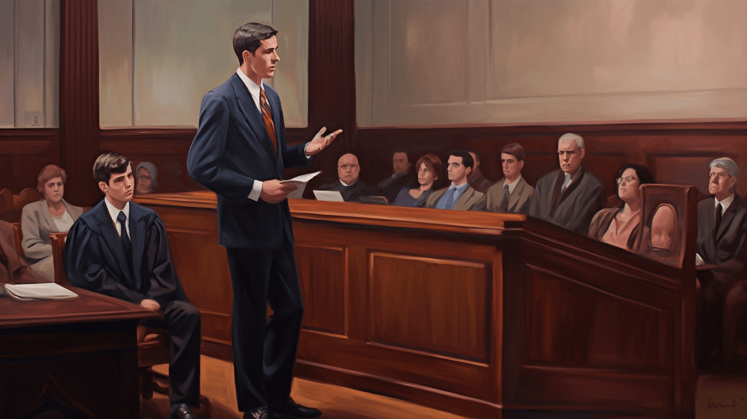 oil painting of the supreme court