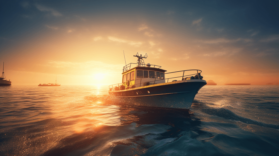 a photo of a voyage in the Mediterranean sea