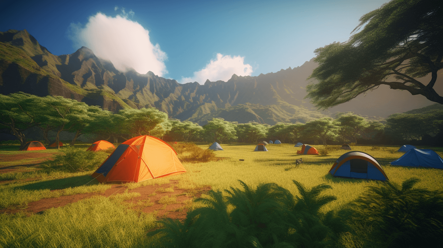 A summer camp in Hawaii for children