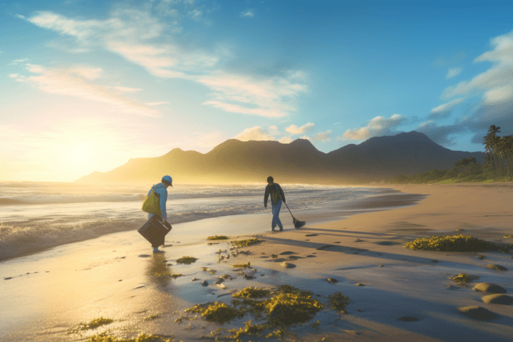 beach clean up in hawaii