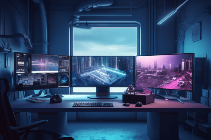 A remote work station