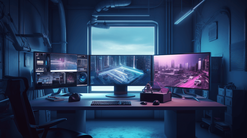 A remote work station