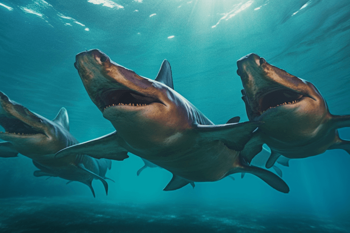 hammerhead sharks
