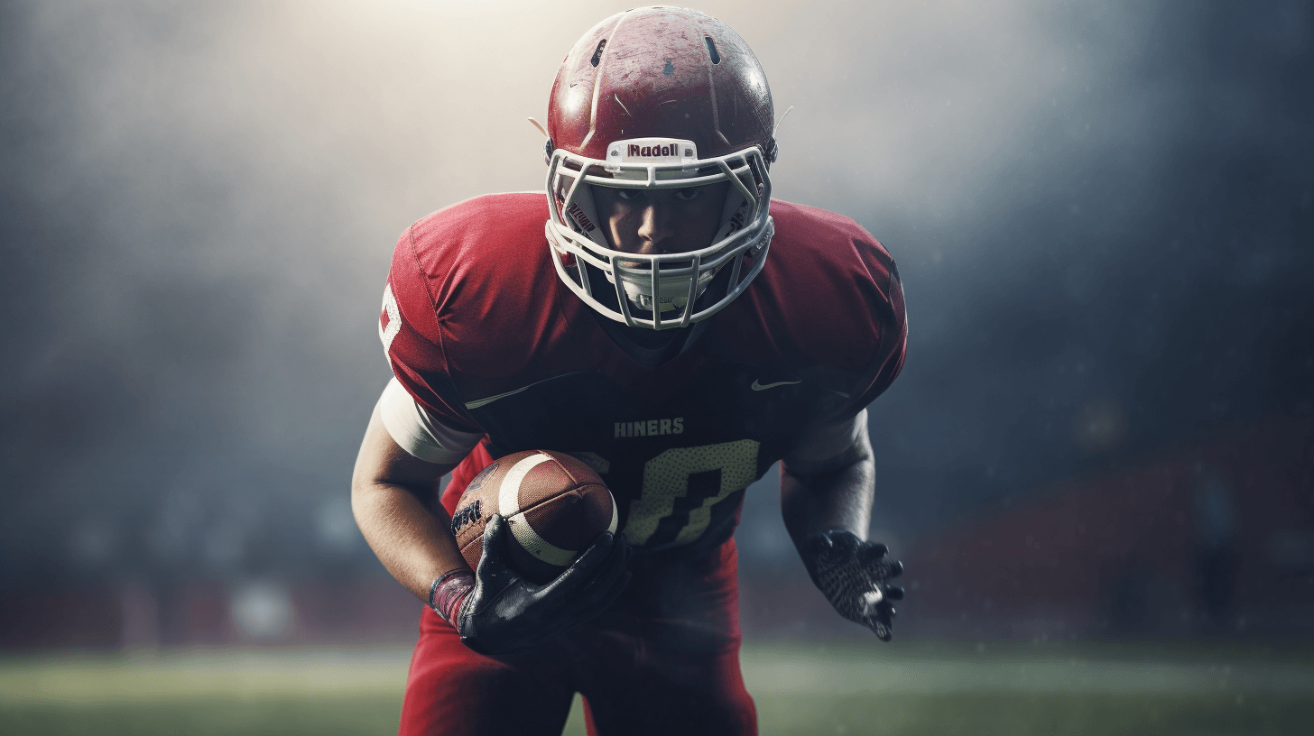 Football player in america