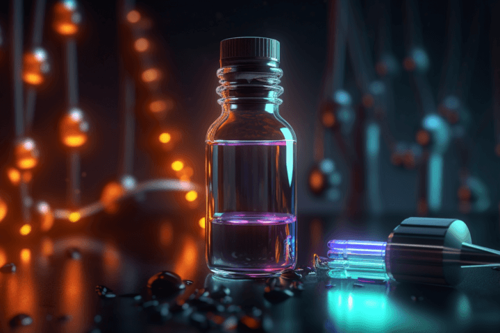 A Vial and a syringe