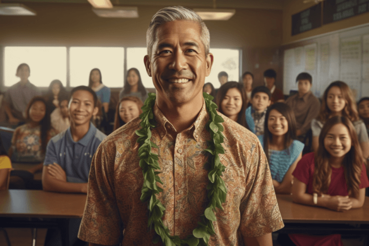 students in a classroom