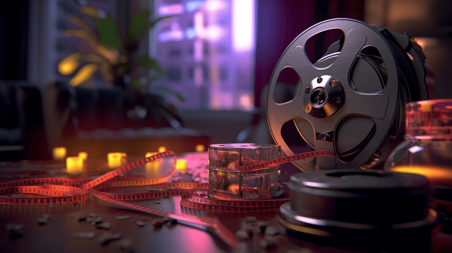 A graphic design of Hollywood