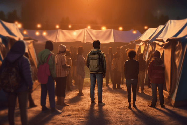 immigration camp in the USA