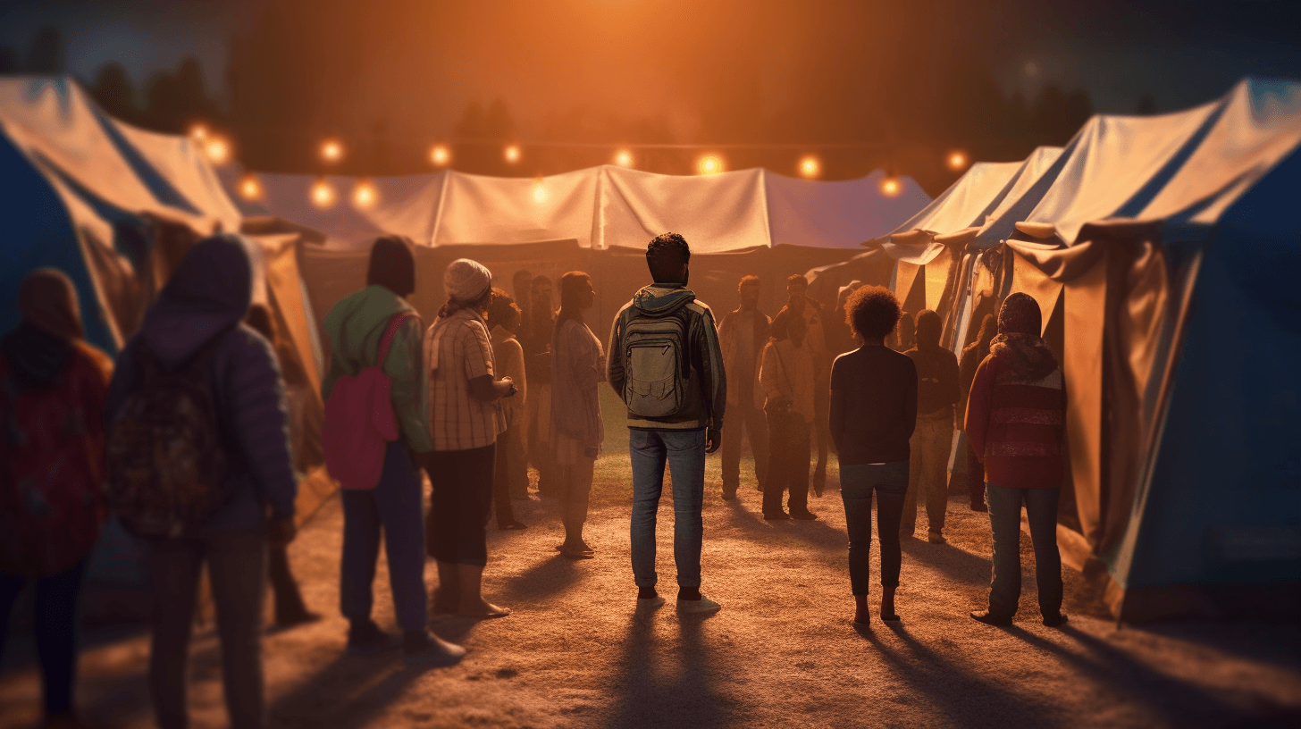 immigration camp in the USA