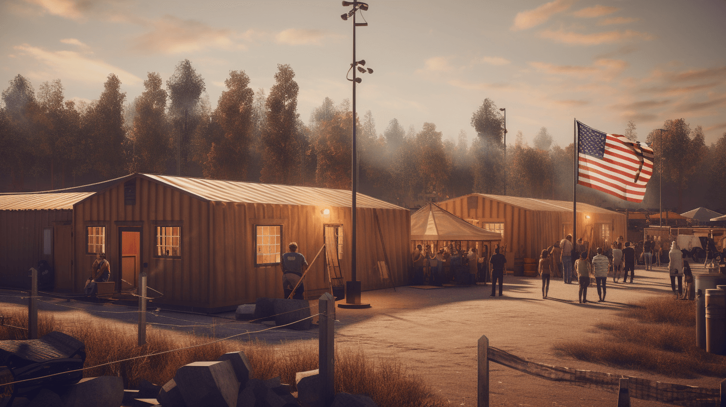immigration camp in the USA