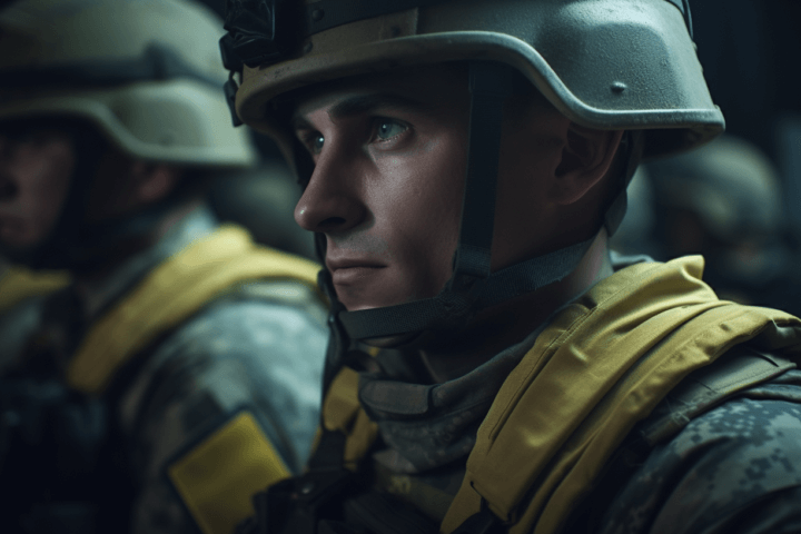 A Ukrainian military