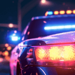 police car lights